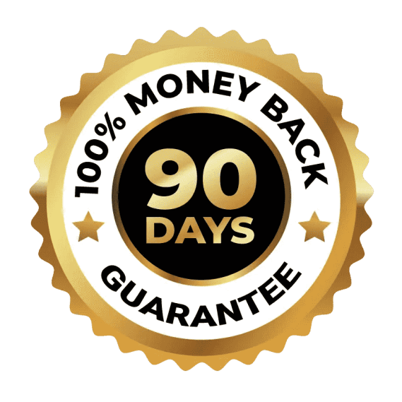 90 days money back guarantee